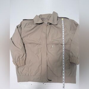 Fleet Street Beige Lightweight bomber Jacket